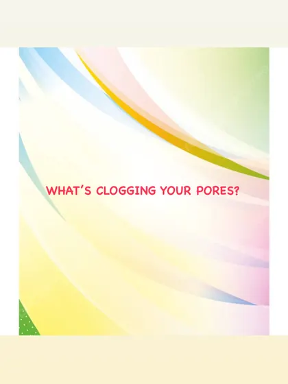 What's clogging your pores? This series of images breaks down the main culprits behind clogged pores and breakouts.