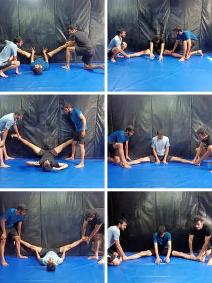 Flexibility is crucial for effective self-defense and injury prevention. We incorporate assisted stretching to improve range of motion for high kicks and ground grappling. Pain is temporary, pride is forever.