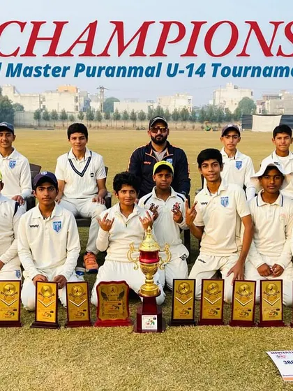 Champions of the Third Master Puranmal U-14 Tournament. Proud of these young talents.