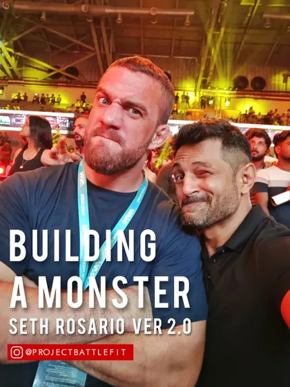 Project Battlefit Athlete Seth Rosario is going full Kaiju mode. After a planned break for a full strength camp, he's coming back a monster. A mature decision that younger fighters often overlook.