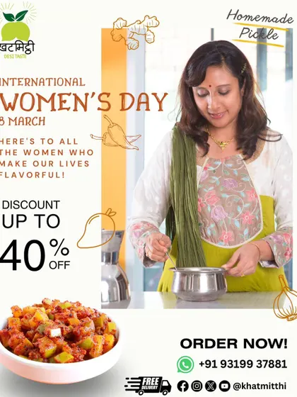 As a woman entrepreneur, I am proud to share my passion with the world. Here's to all the women who make our lives flavourful.