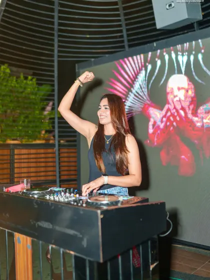A moment of triumph as the beat drops at Molecule, Gwalior. The energy exchange between me and a packed dance floor is what makes these club nights absolutely epic.