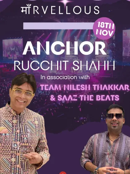 Showtime with the one and only Nilesh Thakkar. Ready for another unforgettable musical evening.