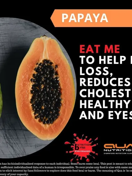 Papaya contains an enzyme called papain, which is excellent for aiding digestion. It also provides soluble fiber and antioxidants that help reduce bad cholesterol and promote healthy skin.