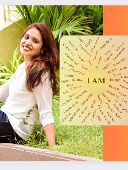 A visual affirmation of self-worth. This image is a reminder to pause, reflect, and acknowledge yourself, especially in our fast-paced world. I am worthy, I am capable, I am enough.