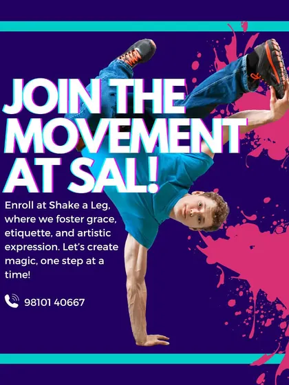 Join the movement at my studio. This graphic captures the expressive and athletic nature of our urban dance classes.