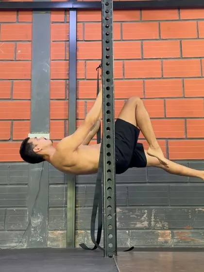 Life lately. A snapshot of a front lever progression, a staple in my training routine.