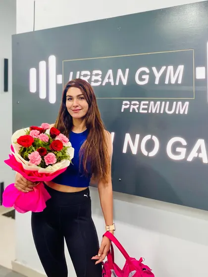Feeling so welcomed with this beautiful bouquet of flowers at an event at Urban Gym Premium.