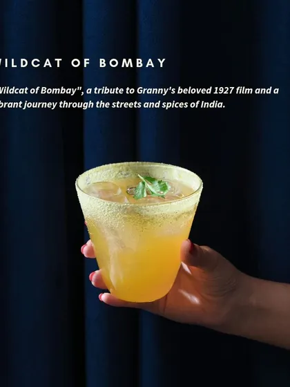 A tribute to my beloved 1927 film, the Wildcat of Bombay is a vibrant journey through the streets and spices of India, with a tequila kick.