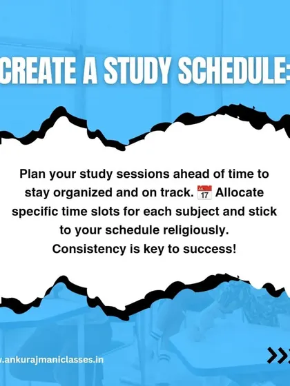 Tip 2 for staying motivated: Create a consistent study schedule. Planning your sessions in advance helps you stay organized and on track.
