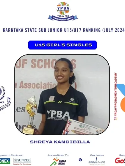 These posters highlight the consistent success of my junior and sub-junior players across various state-level tournaments in Karnataka, Tamil Nadu, and Assam, showcasing their achievements in singles and doubles categories.