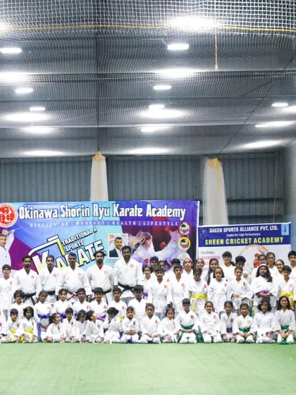 The entire academy comes together to celebrate the achievements of our students at a belt grading event.