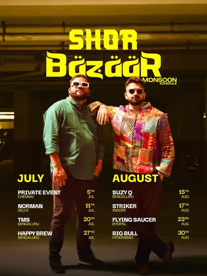 July and August were full of stories and friendships. Here's the monsoon schedule for Shor Bazaar.