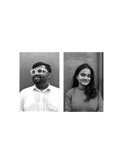 Introducing Ar. Vineet Sethiya and Ar. Aslesha Panchwadkar. Vineet is a workaholic architect with a passion for project management and techno music, while Aslesha is a charming and efficient designer with exceptional dance skills.