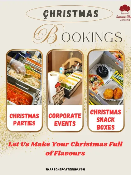 Christmas bookings are open! Let us make your Christmas full of flavor, whether it's for Christmas parties, corporate events, or festive snack boxes.
