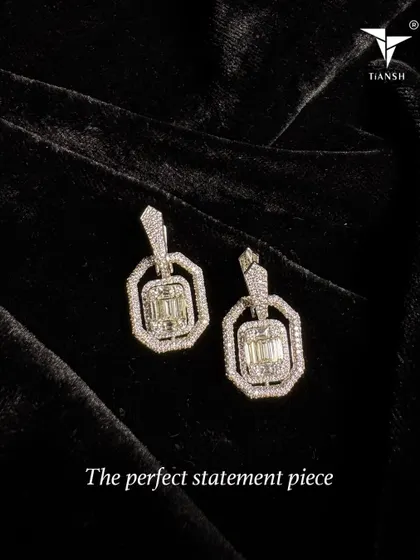 They say classics never go out of fashion, and I agree. These diamond statement earrings have been a crowd favorite and one of my most loved pieces for their timeless appeal.