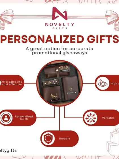 Personalized gifts are a great option for corporate promotional giveaways. They are affordable, offer high visibility, and add a personal touch that builds brand loyalty.