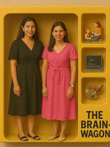 This is us, Nehal and Rashmi, the founders of TheBrainWagon. We're passionate about creating joyful learning experiences where every child can explore, create, and grow through the power of play.