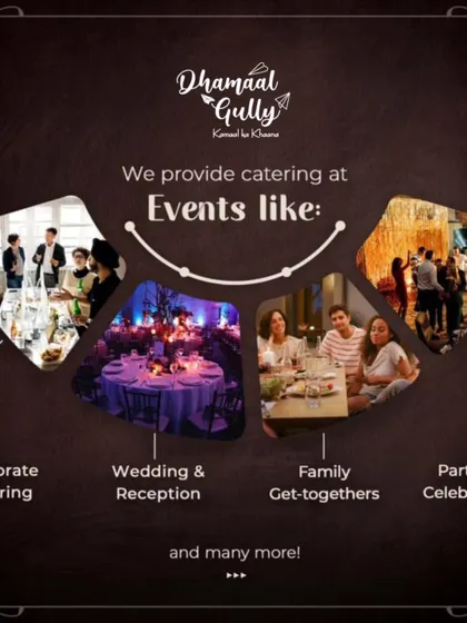 I provide catering for all types of events, including corporate functions, weddings, family get togethers, and parties. No event is too big or too small.