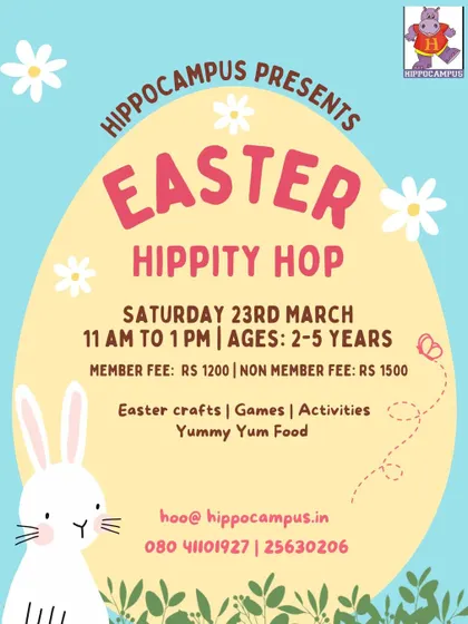 Easter Hippity Hop! This party is perfect for the little ones, with egg-cellent crafts, egg-citing games, and yummy food to celebrate the season.
