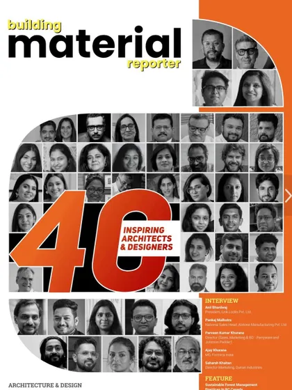 Pinching myself. It is an incredible honor to be featured in Building Material Reporter as one of "40 inspiring architects and Interior Designers" alongside so many industry stalwarts.