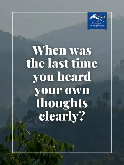 A simple but powerful question we explore at the retreat. Our guided journaling exercises are designed to help you listen to your own thoughts without judgment.