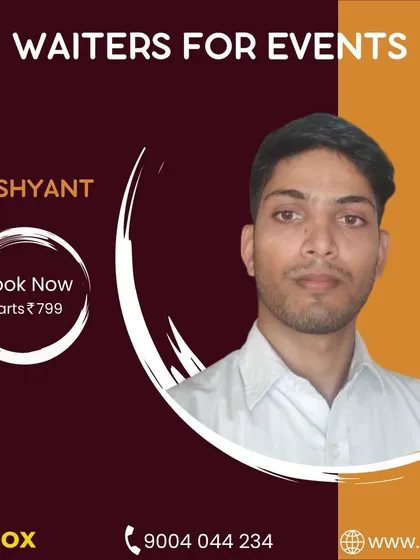 Dushyant is another member of my team who serves with joy and professionalism. I believe service is best when it's done wholeheartedly, and I select my team based on that principle.