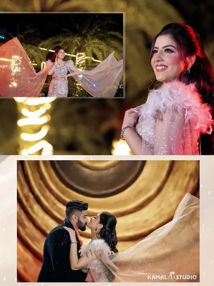 An extensive collection from an engagement, showing the couple's dance, portraits, cake cutting, and moments with family and friends.