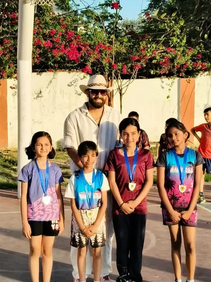 Our girl warriors showcasing their medals. We are proud to coach and develop talented female athletes.