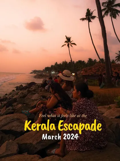 This was our Kerala Escapade in March. We spent our evenings watching the sunset over the Arabian Sea, sharing stories and making memories that will last a lifetime.