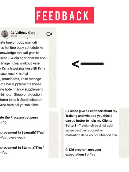 Client feedback is the best reward. Here, my client shares how he learned to manage his diet, workouts, and gained immense knowledge about nutrition through my coaching.