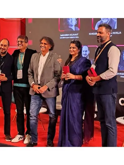 The panelists at FOAID 2024, including our founder, Rachna Agarwal. We believe in the power of dialogue and community to push the boundaries of design and inspire future generations.