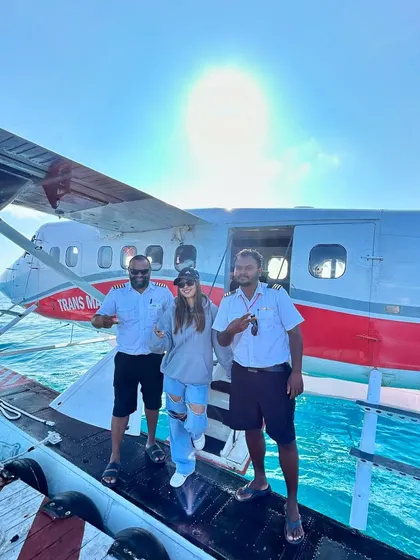 Arriving in style via a Trans Maldivian Airways seaplane for a gig. As a destination DJ, I am experienced with the logistics of traveling to remote and exclusive locations to perform.