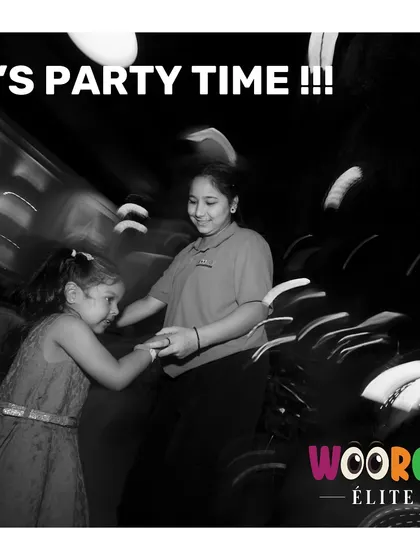 It's party time! Our staff are always on hand to ensure the kids are having fun, which means parents can relax or join in the dancing.