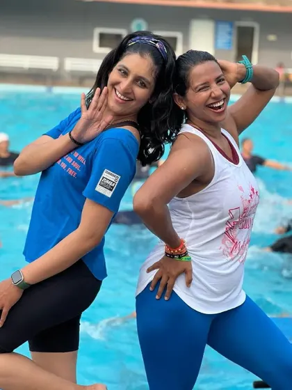 Partnering with fellow ZIN instructors makes the classes even more special. We bring double the energy to create an unforgettable fitness party for everyone.