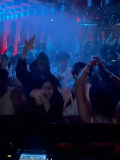 The dance floor at Kitty Ko is always on fire. This is the view that fuels my performance all night long.
