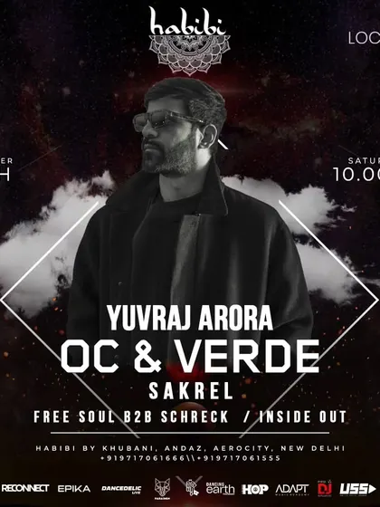 On the lineup for a big night at Habibi with international stars OC & Verde.