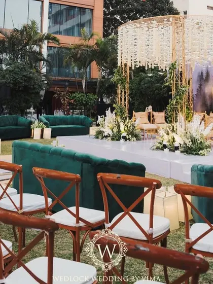 A beautiful video capturing the essence of a minimalist wedding. The decor focused on a clean palette of whites and greens, with soft, ambient lighting creating a romantic and deeply personal atmosphere.