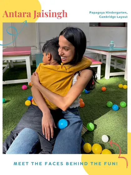 Meet Antara, a Playmaker with a hidden talent in theatre. She brings music, expression, and creativity to the kindergarten, building strong, warm bonds with the children.