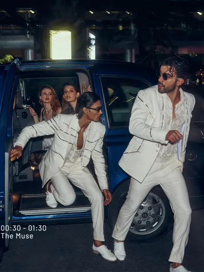 When style becomes the untold story of your dominant entrance. This image captures the energy of arrival, a moment designed for booming impact.