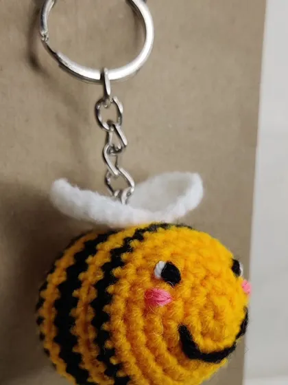The classic yellow and black bumblebee charm.