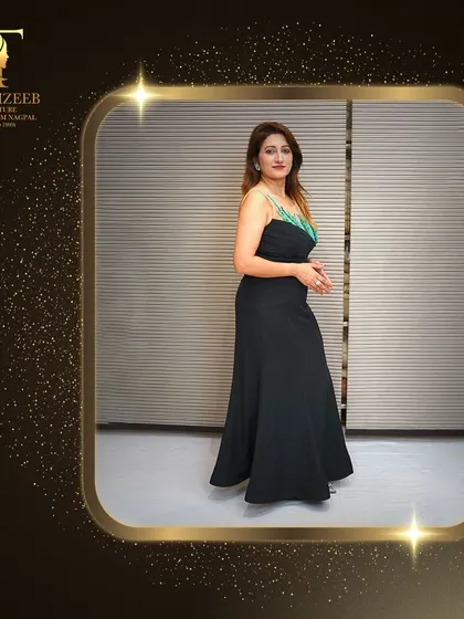 These images showcase my festive and party wear gowns, perfect for celebrating in style. Each design, from sleek black dresses to elegant grey gowns, is crafted to make you feel special during the festive season.