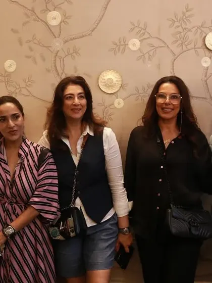 A heartfelt thank you to Avantikka Kilachand, Pooja Bedi, and Reshma Vazirani for visiting us at India Design Mumbai. Their presence made our showcase a true celebration of design and creativity.