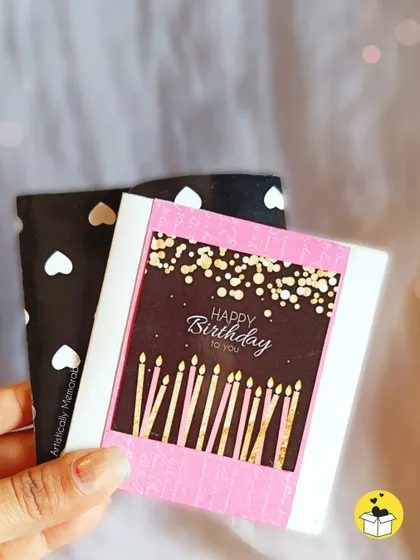 It's the little things that count, like a beautiful birthday card to go with the main gift.