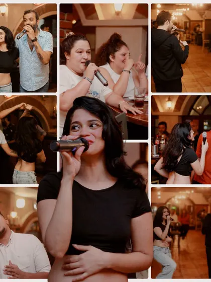 A collage of some of my favorite moments from a Sunday night at Watson's. It captures the variety of singers and the fun we have.