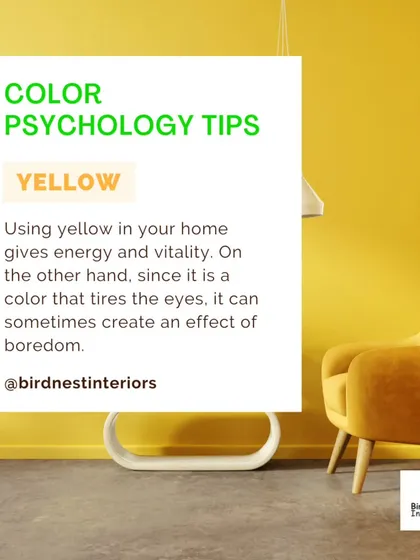 Color Psychology Tip: Yellow brings energy and vitality to a home. Our experts know how to balance its cheerful effect to avoid creating a sense of boredom.