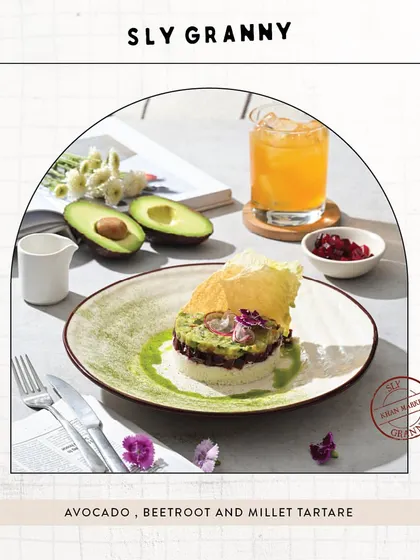 My Avocado, Beetroot, and Millet Tartare, a fresh and healthy start to the day.