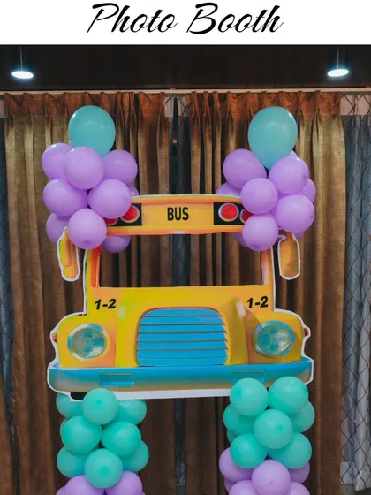 A fun Cocomelon school bus photo booth prop. This cutout provides a great opportunity for kids to take pictures and feel like they are part of the show.