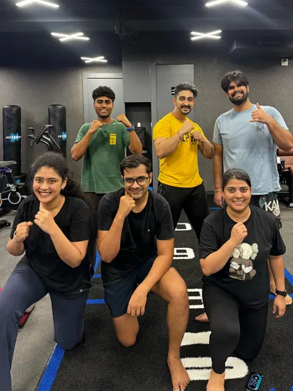The boxing stance is a sign of our tribe. This group is ready to fight harder and finish stronger together.