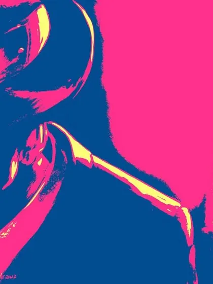 A pop-art inspired take on my noir still frame study. Using bold, flat colors completely changes the mood from something serious and shadowy to something vibrant and graphic.